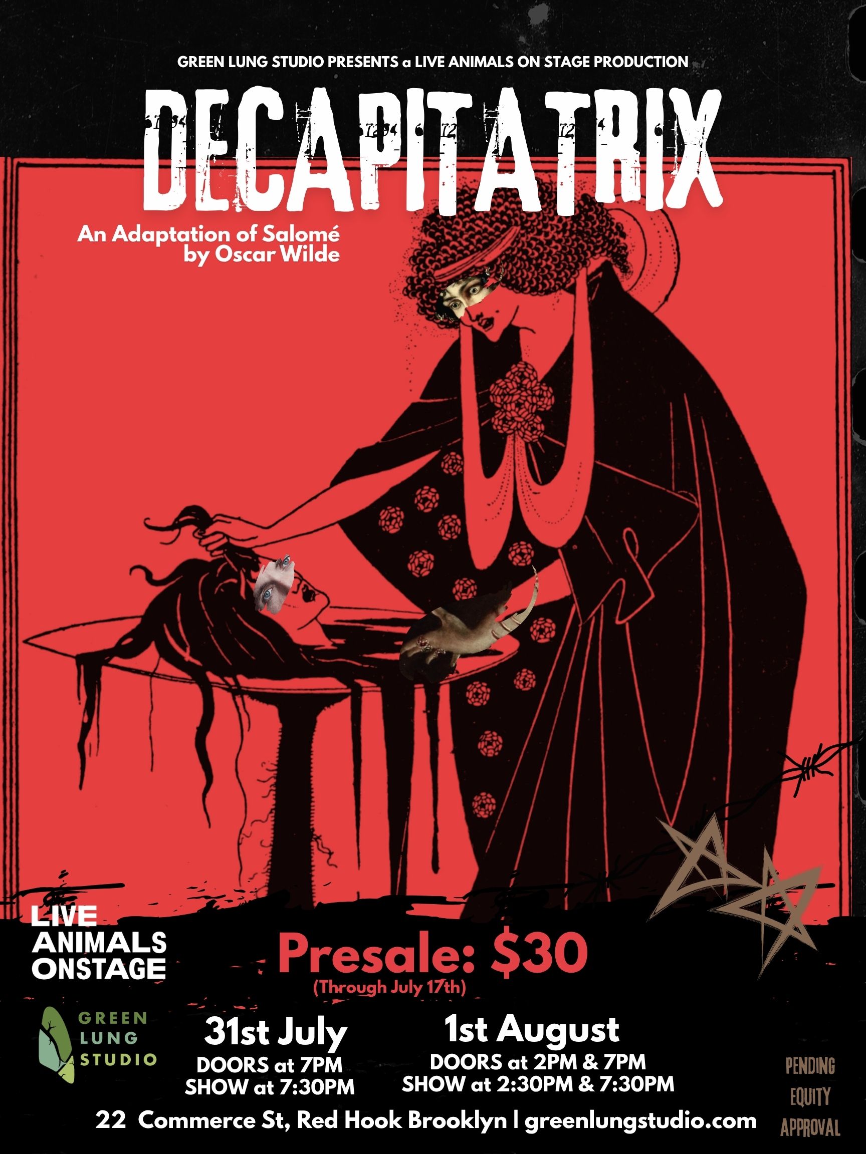 DECAPITATRIX poster artwork