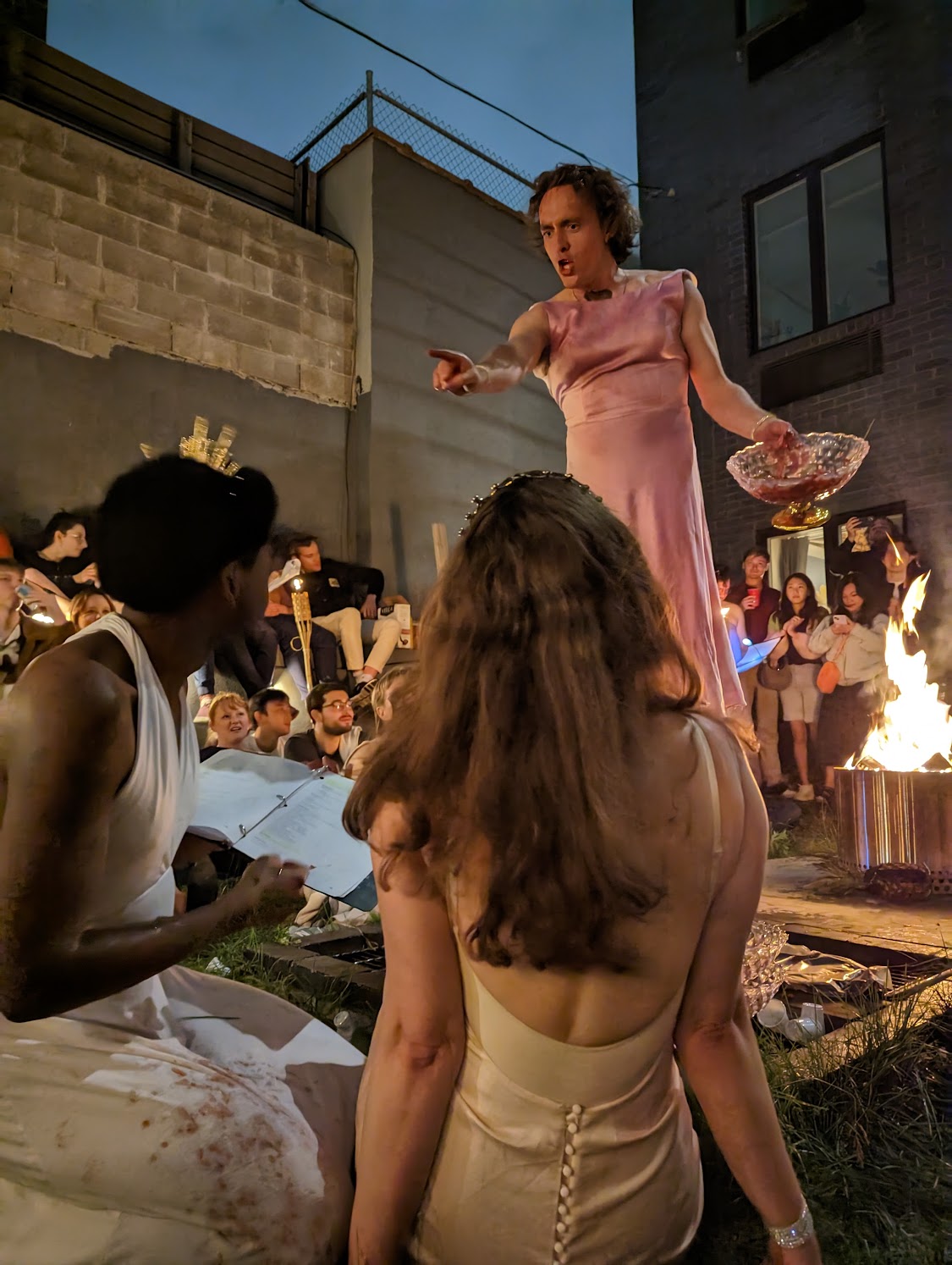 Portrait production image from The Bacchae