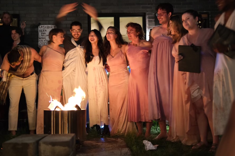 Chorus scene from The Bacchae